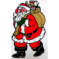 PVC ELECTOESTATICO PAPA NOEL