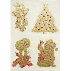 ADHESIVO REMOV. VELAS-PINO-PAPA NOEL