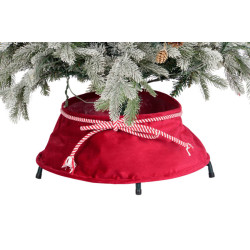 BASE ARBOL NAVIDAD ROJO POLIESTER
