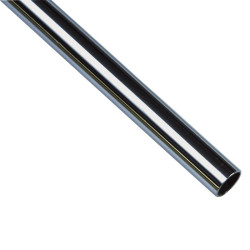 TUBO ARMARIO ACERO REDONDO LISO 2 MT