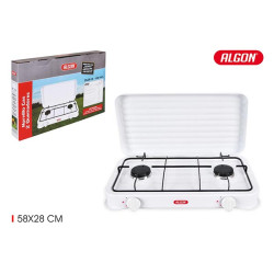 COCINA 2 FUEGOS GAS C/TAPA