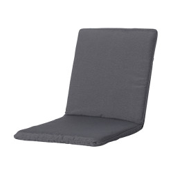 PACK- 4 COJINES SILLA RESPALDO BAJO GRIS