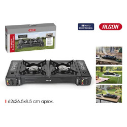 HORNILLO 2 FUEGO GAS PORTATIL BBQ