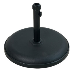PIE PARASOL CEMENTO NEGRO
