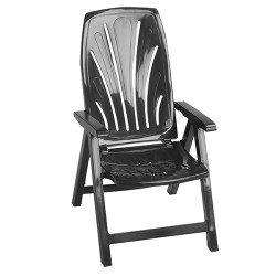 SILLON RESINA 4P ANTRACITA