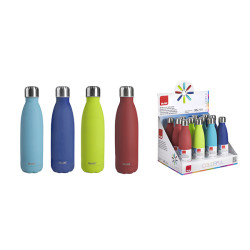 BOTELLA TERMO INOX COLORFULL DOBLE PARED