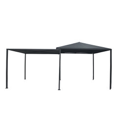 CENADOR EXTENSIBLE ACERO GRIS