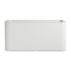 JARDINERA RECTANGULAR BLANCA