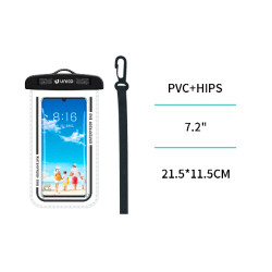 FUNDA MOVIL IMPERMEABLE NEGRO