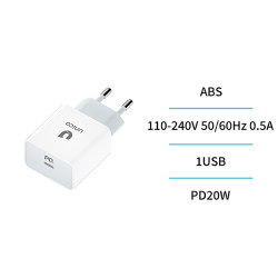 CARGADOR RED USB-C PD 3A