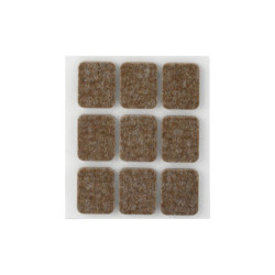 FIELTRO ADHESIVO MARRON