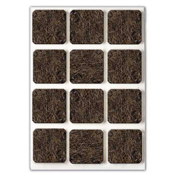 FIELTRO ADHESIVO MARRON BL20