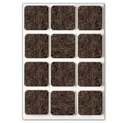 FIELTRO ADHESIVO MARRON BL6
