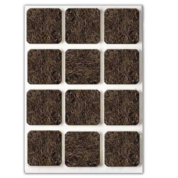 FIELTRO ADHESIVO MARRON BL6