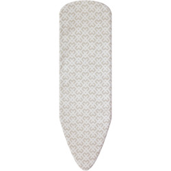 FUNDA PLANCHA MULETON BEIGE ESTAMPADO