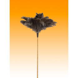 PLUMERO AVESTRUZ LARGO PLUMA 27-28 M/VARILLA