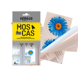 ADHESIVO INSECTICIDA MOSCAS 4ud