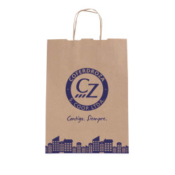 BOLSA PAPEL KRAFT ASA C/200