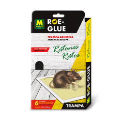 TRAMPA ADHESIVA RATONES 6ud