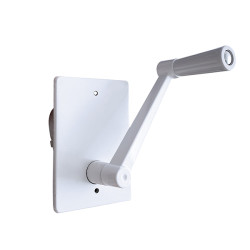 TORNO PERSIANA EMPOTRAR BLANCO