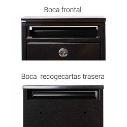 BUZON EXTERIOR ZAGUAN NEGRO