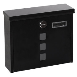 BUZON EXTERIOR ACERO CHANCE NEGRO