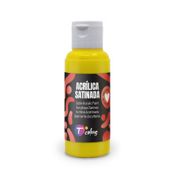 PINTURA MANUALIDADES ACRILICA AMARILLO SAT
