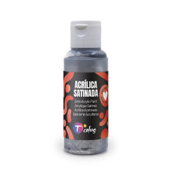 PINTURA MANUALIDADES ACRILICA PLATA SAT
