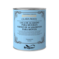 LACA BARNIZ ACABADO TIZA TRANSPARENTE MUEBLES