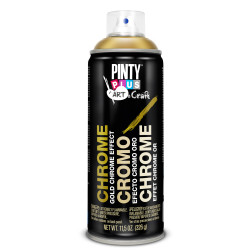 PINTURA SPRAY EF. CROMO ORO