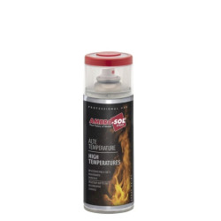 PINTURA SPRAY ANTICALORICA NEGRO MATE