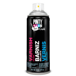 PINTURA SPRAY BARNIZ SATINA.