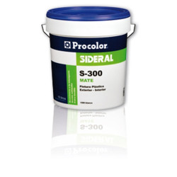 PINTURA PLASTICA MATE S-300 SIDERAL