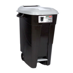 CONTENEDOR PEDAL/RUEDA T GRIS