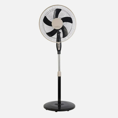 VENTILADOR PIE NEGRO 3 V 5 ASP 43 CM
