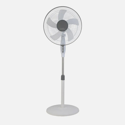VENTILADOR PIE BLC/GRIS 3 V 5 ASP 43 CM