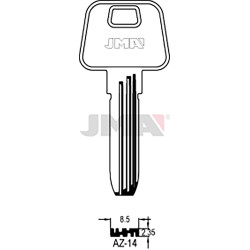 LLAVE EN BRUTO LATON SEGUR