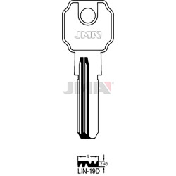 LLAVE EN BRUTO LATON SEGUR