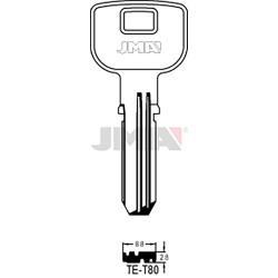 LLAVE EN BRUTO ALPACA SEGUR