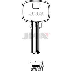 LLAVE EN BRUTO LATON SEGUR