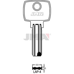 LLAVE EN BRUTO ALPACA SEGUR
