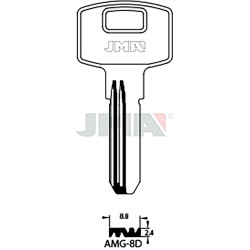 LLAVE EN BRUTO ALPACA SEGUR