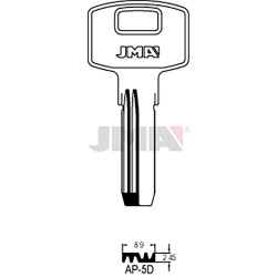 LLAVE EN BRUTO LATON SEGUR