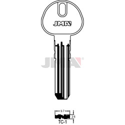 LLAVE EN BRUTO LATON SEGUR