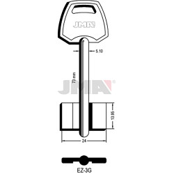 LLAVE EN BRUTO GORJA LATON