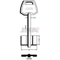 LLAVE EN BRUTO GORJA LATON