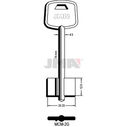 LLAVE EN BRUTO GORJA LATON