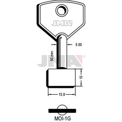 LLAVE EN BRUTO GORJA LATON