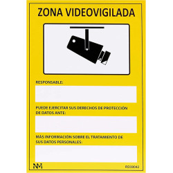 SEÑAL ZONA VIDEOVIGILADA
