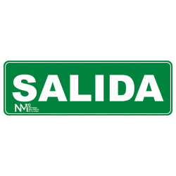 SEÑAL SALIDA PVC CLASE B